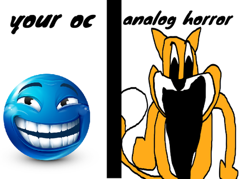 i will make your oc analog horror  remix