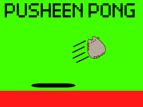 pusheen pong