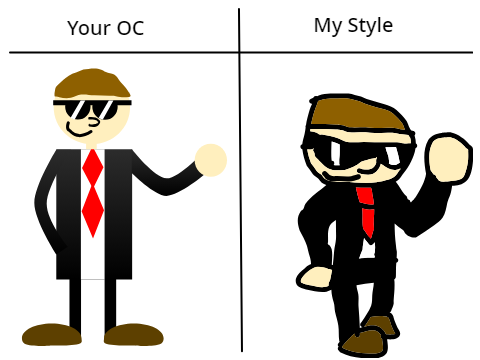 The first Baldi-esque OC!