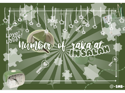 Number of raka’at in Salah!