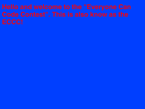 Everyone Can Code Contest remix