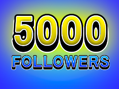 5000 Followers!