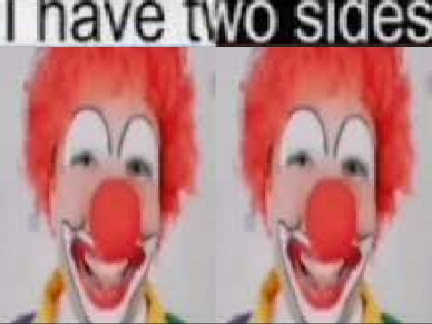 I have two sides...