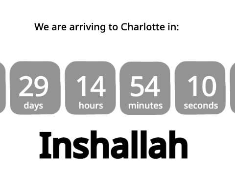 Charlotte December 2023 Countdown