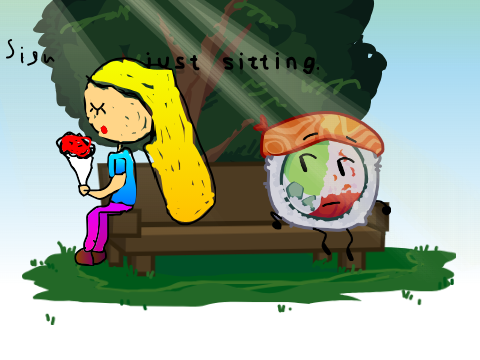 just sittin. remix