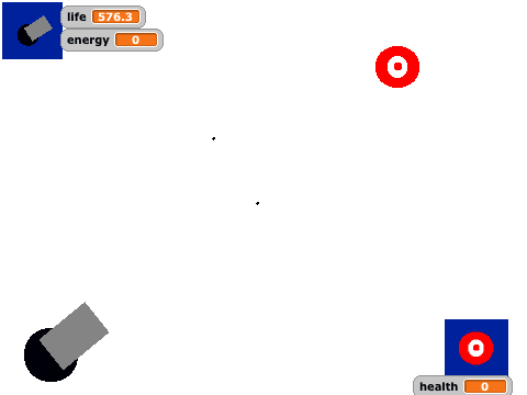 cannon and target