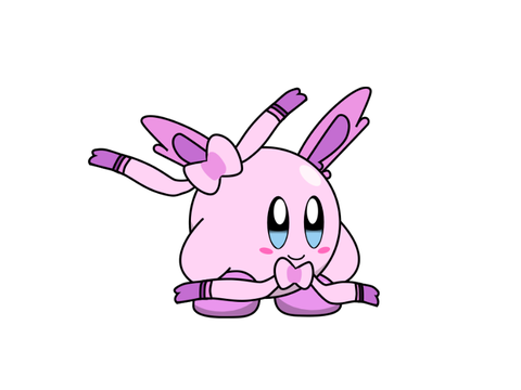 Pink classroom as Kirby!