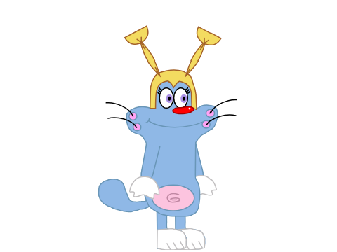 Monica Vector Sprite (Oggy & The Cockroaches)