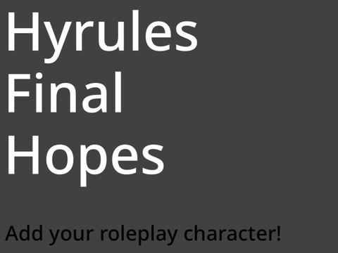 Hyrule's Final Hopes MEME SLIDESHOW  remix remix