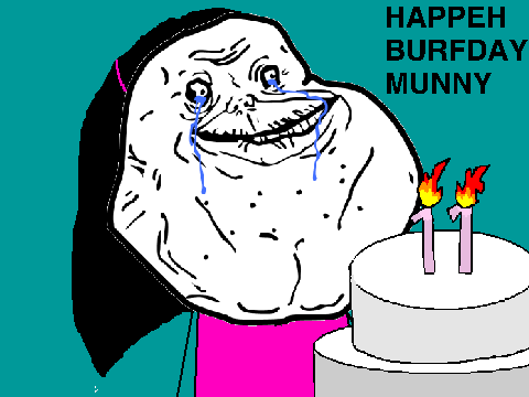 HAPPEH BIRFDAY MUNNY