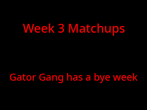 RSG Season 4 Week 3