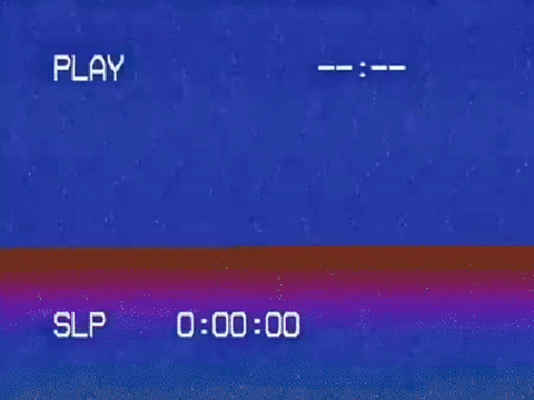 VHS Tape Visuals & Sound Test