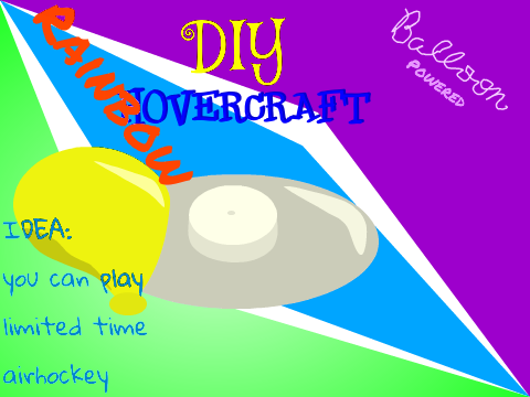 DIY-rainbow Hovercraft 