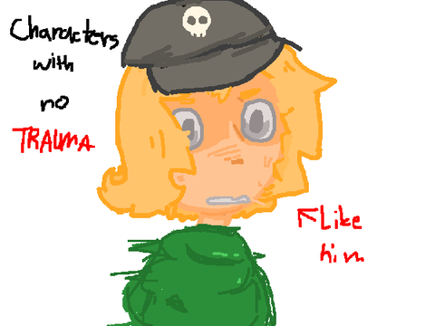 Some of my characters that don't have trauma