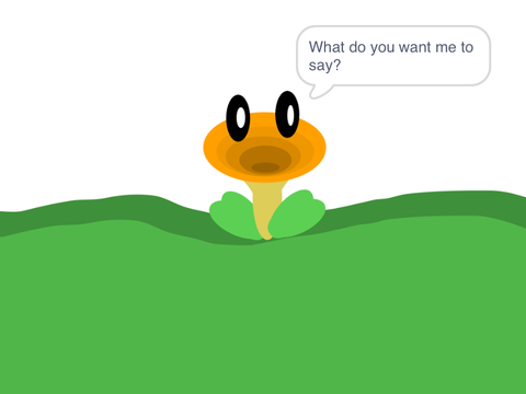Mario wonder talking  flower