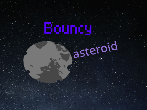 Bouncy asteroid