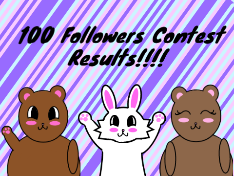 100 Follower Contest Results!!!