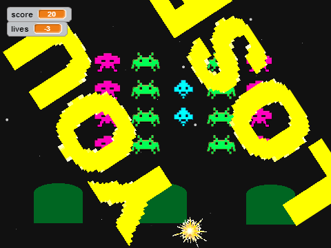 Scratch Invaders