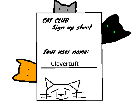 CAT CLUB remix | sign up sheet