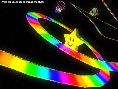 Original Rainbow Road-Style Song