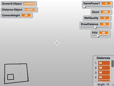 First Person '3D' Engine- Raycaster with sprites