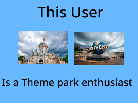 This user is a theme park enthusiast