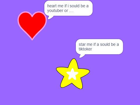 heart or star