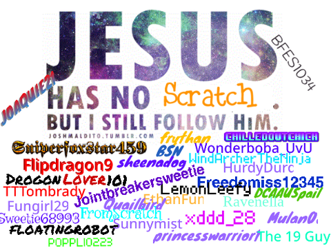 Sign your username if you think Jesus is real! remix