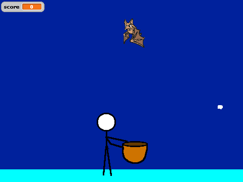 Catch bat droppings