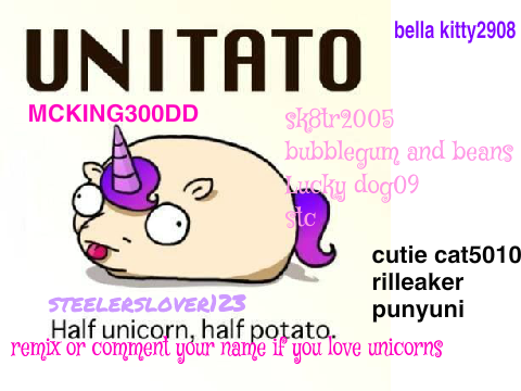 sighn if you<3 unicorns