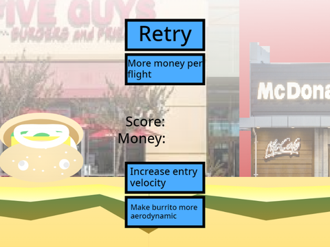 Flying Burger (mobile friendly) 