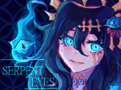 SERPENT EYES - OC ART