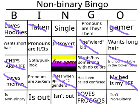 Non-Binary Bingo! remix