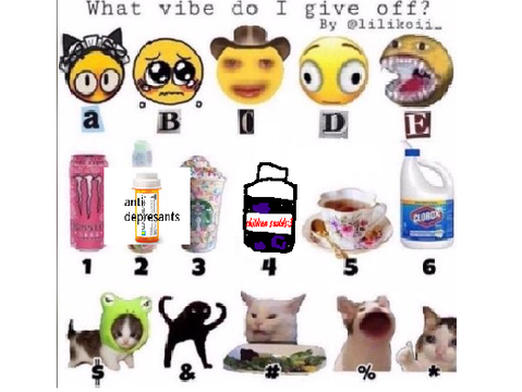 What vibe do I give off?  remix remix