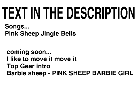 Pink Sheep songs to use with the pink sheep voice