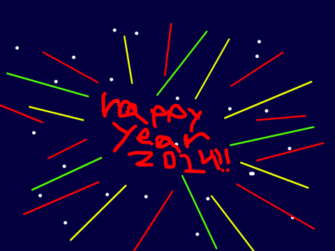HAPPY YEAR 2024!!