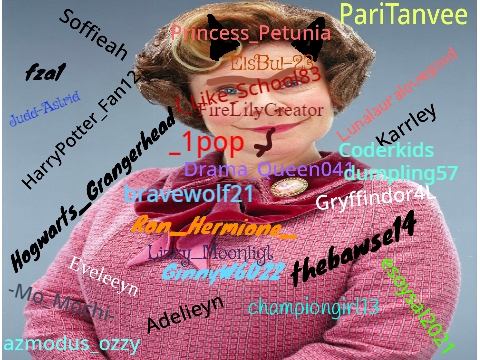 Sign if you Hate Dalorus Umbridge!!!!!! remix remix remix remix remix remix
