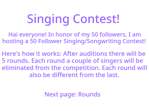 50 Followers Singing/Songwriting Contest! remix