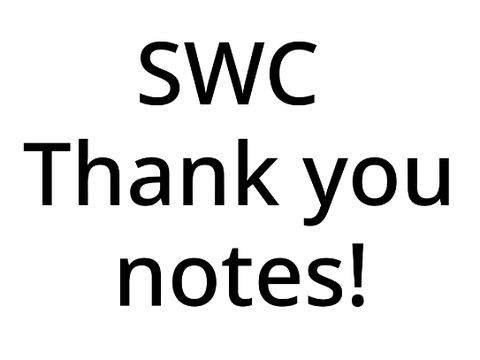 Thank you notes!