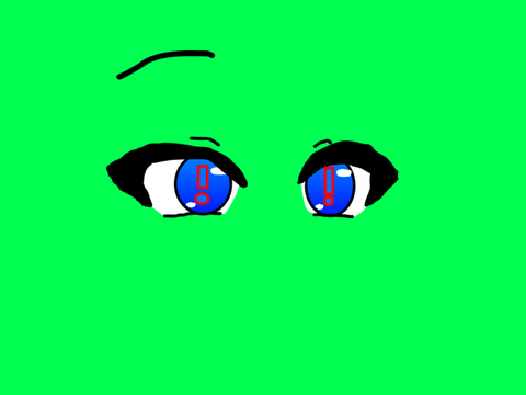 Gacha Green Screen (eyes only)|| Kahoot!