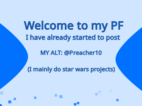 Welcome to my PF
