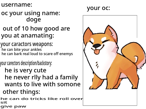 my submission