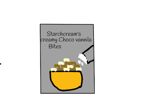 Starchcream's creamy choco vannila bites