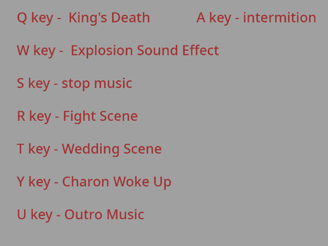 Music for Playscript- The Evil Knight of Lemonland