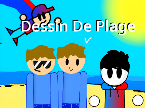 Dessin de plage - add yourself ! -Gawen- remix