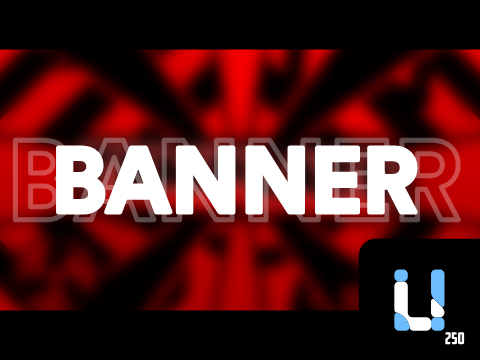 #06 Red Sharingan Banner Template