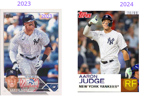 New 2024 baseball card concept
