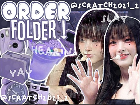 my ꒰ order folder ?! ﾉ