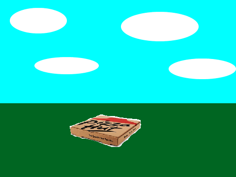 Add yourself fighting over the Pizza Hut box!