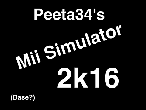 Mii Simulator 2k16